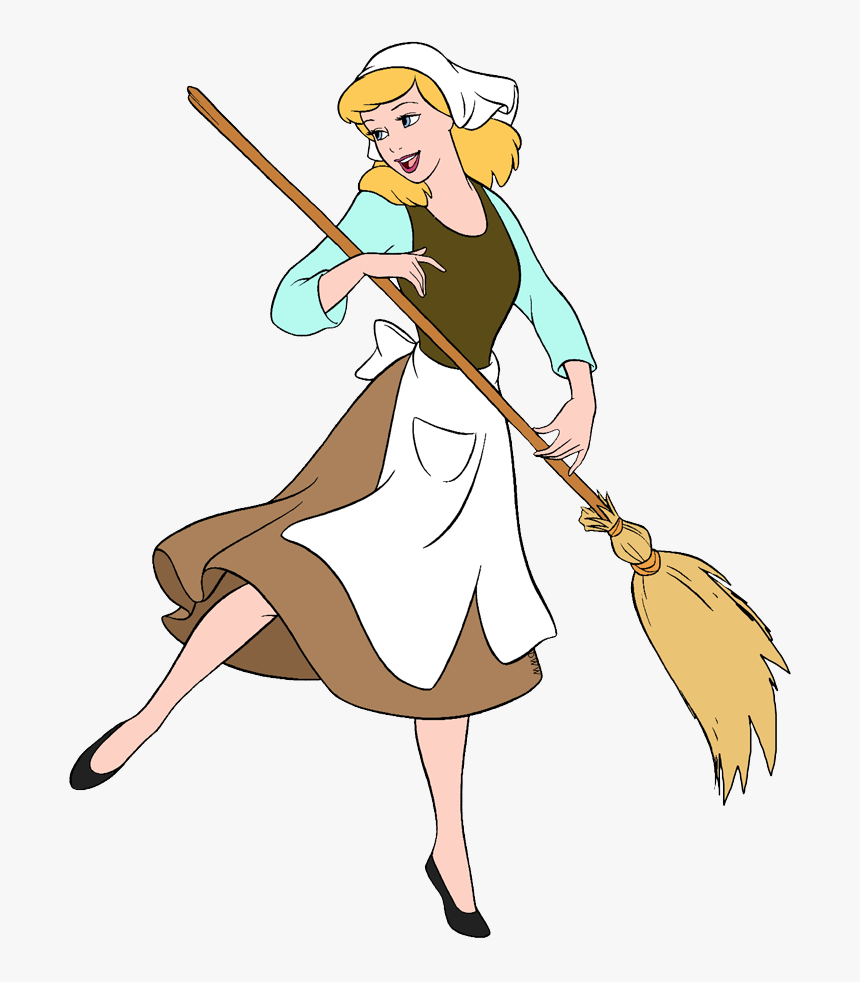 Cinderella Broom, HD Png Download