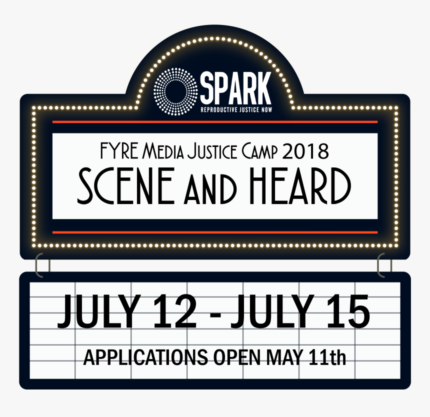 Save The Date For Fyre Media Justice Camp 2018, HD Png Download