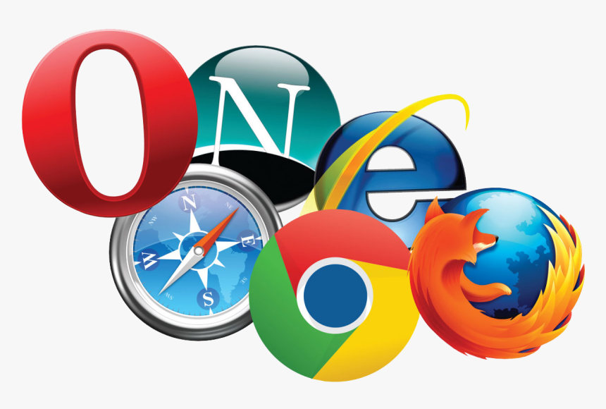 Browser Wars - Chrome Mozilla Safari Logo, HD Png Download