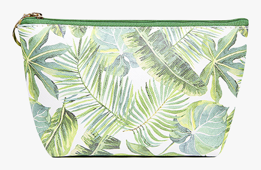 Tropical Leaf Pouch/ Cosmetic Bag - Jungle, HD Png Download