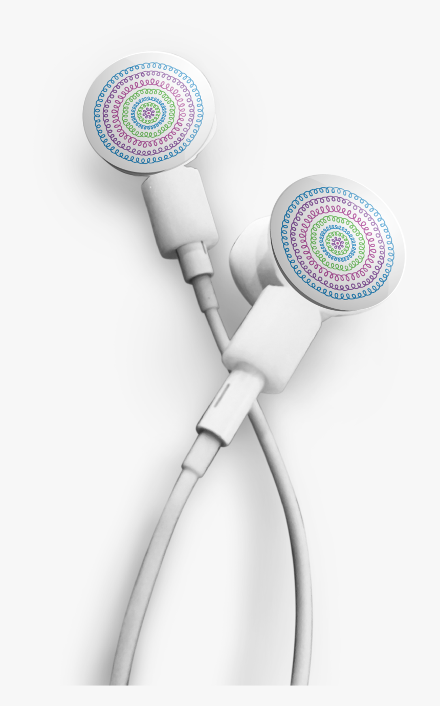 Earbuds Sound Waves Dekaslides - Circle, HD Png Download