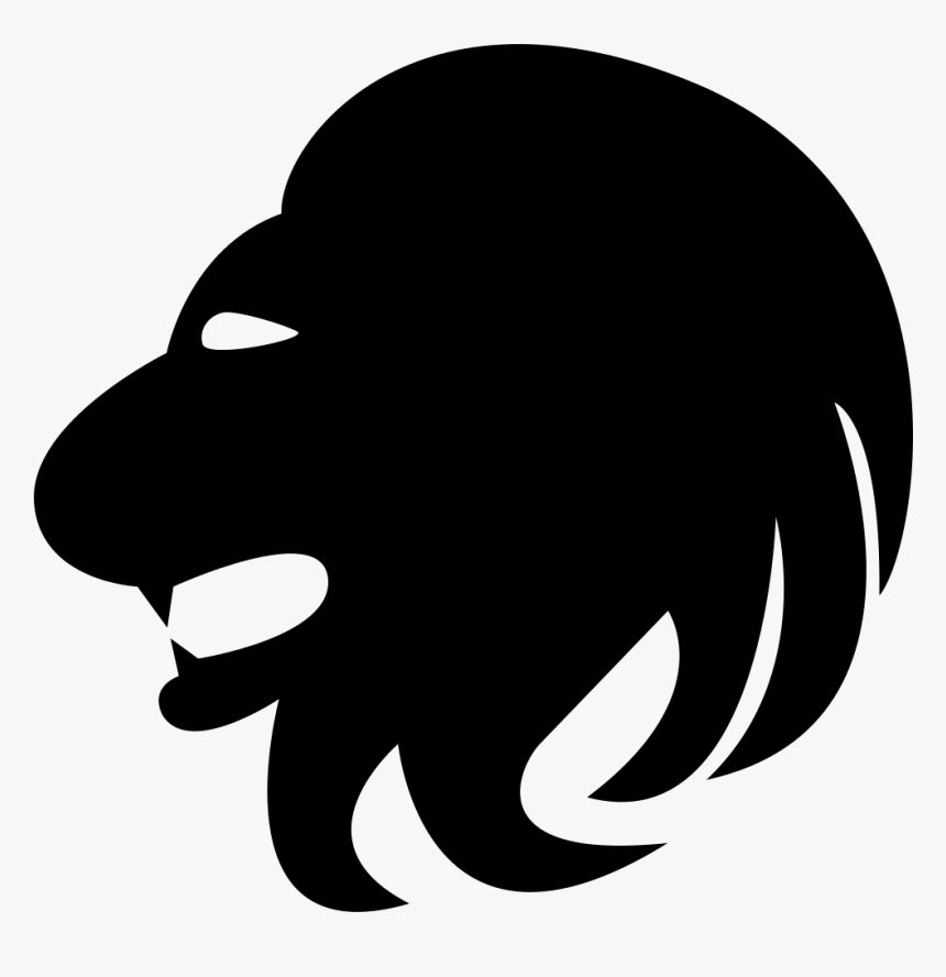 Leo Lion Head Side - Lion Side View Head Png, Transparent Png