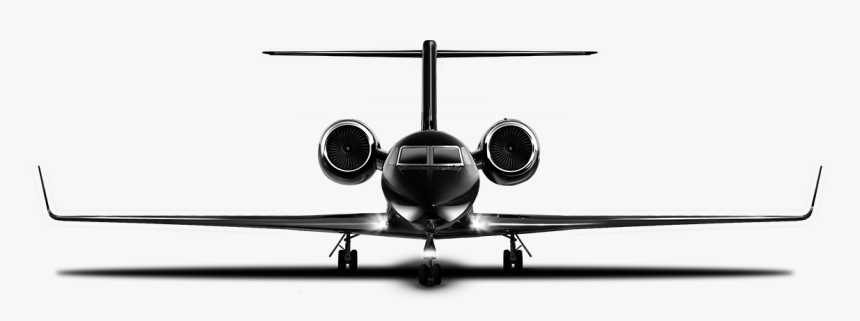 Vector Jet Private - Private Jet Black And White, HD Png Download