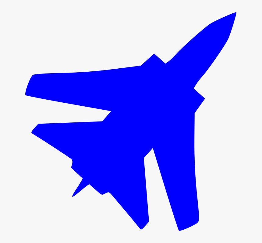Fighter, Jet, Air Force, Silhouette, Military - Air Force Jet Silhouette, HD Png Download