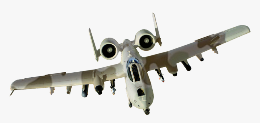 Fairchild Republic A-10 Thunderbolt Ii Airplane Common - 10 Warthog No Background, HD Png Download