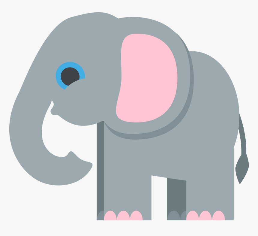 Mall Animal Cliparts 27, - Elephant Emoji, HD Png Download