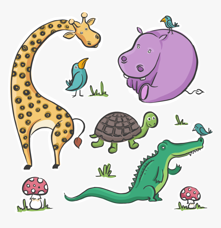 Vector Animal Park Png Download - Cartoon, Transparent Png
