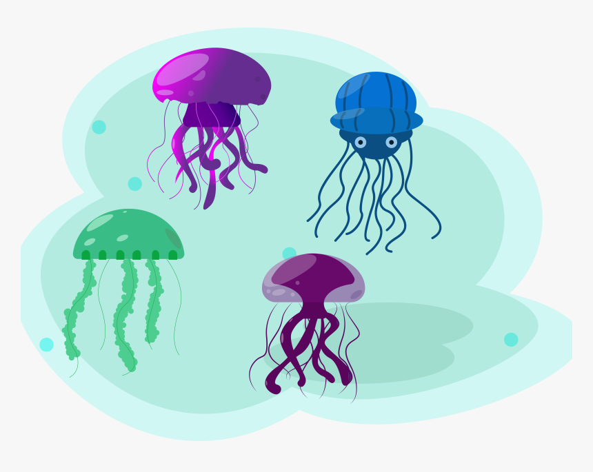 Jellyfish - Illustration, HD Png Download