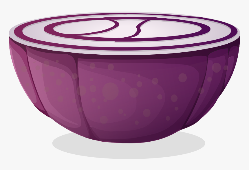Half A Red Onion Clip Arts - Onion, HD Png Download