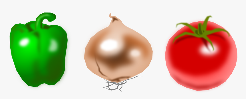 Tomato Onion Green Pepper, HD Png Download