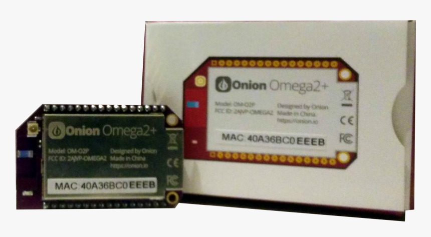 Omega2 Onion Front Box - Microcontroller, HD Png Download