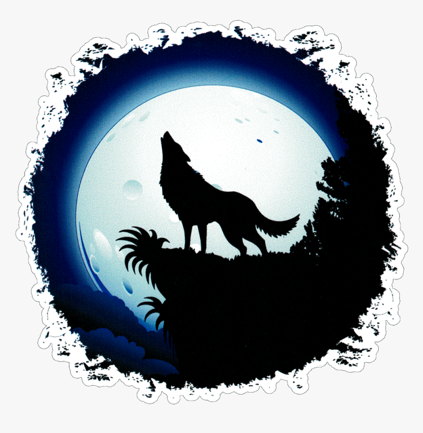 Transparent Endangered Species Clipart - Draw A Wolf Howling, HD Png Download