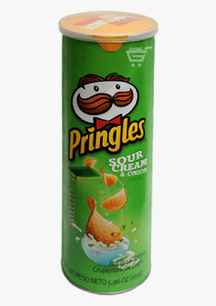 Pringles Sour Cream & Onion 169gm - Pringles Sour Cream & Onion Transparent Background, HD Png Download