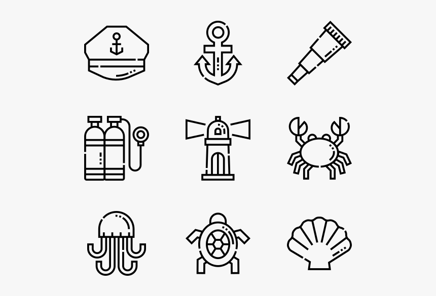 Sea Life - Research Icon Free Vector, HD Png Download