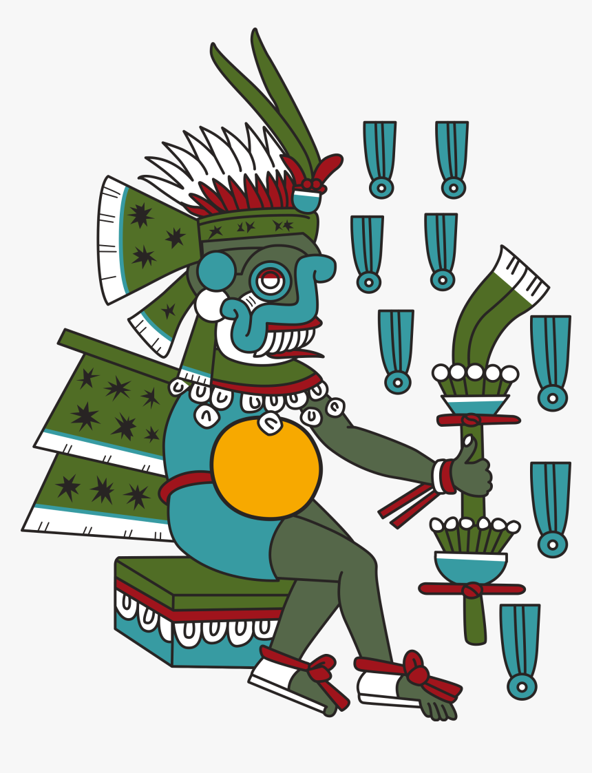 Aztec God Png - Aztec Tlaloc, Transparent Png