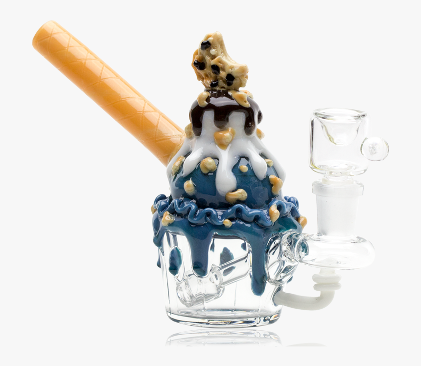 Empire Glassworks Mini Cookie Monster Sundae Bong - Empire Glass 18mm Bong, HD Png Download