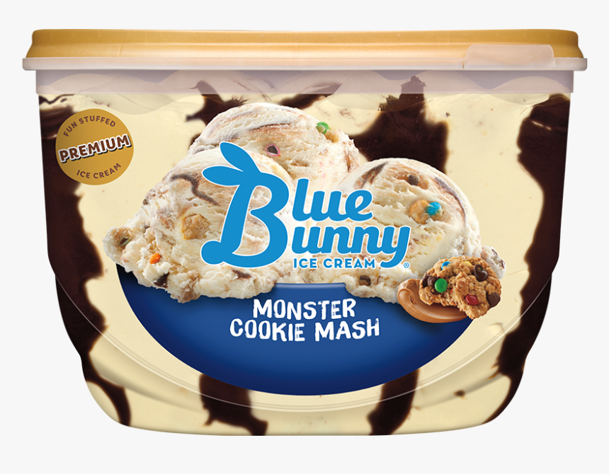 Monster Cookie Mash™ - Blue Bunny Chocolate Donut Ice Cream, HD Png Download