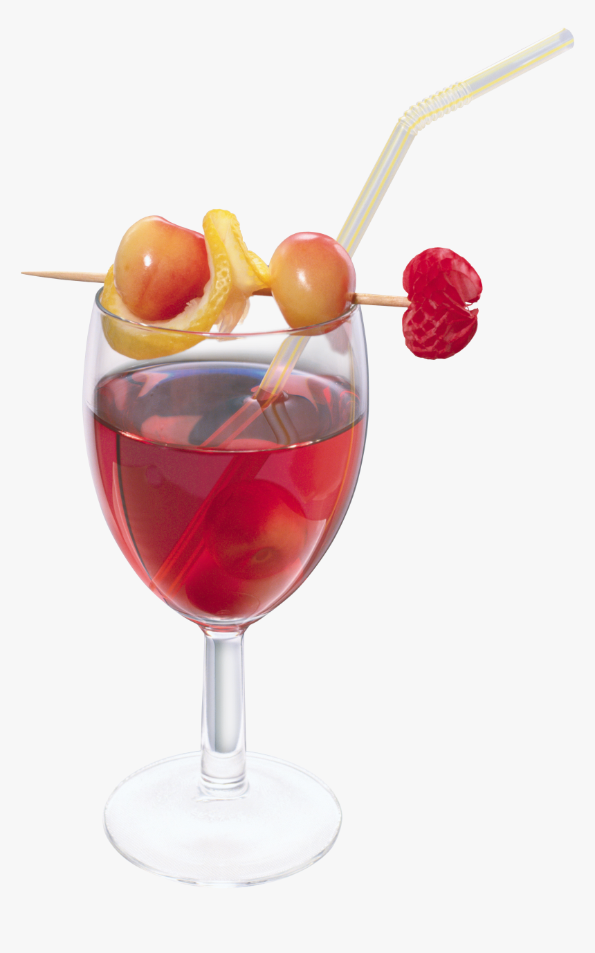 44597 - Glass Of Fruit Wine Png, Transparent Png