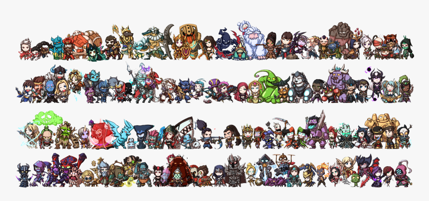 Download League Of Legends Characters Png Photos - League Of Legends Champions Real Size, Transparent Png