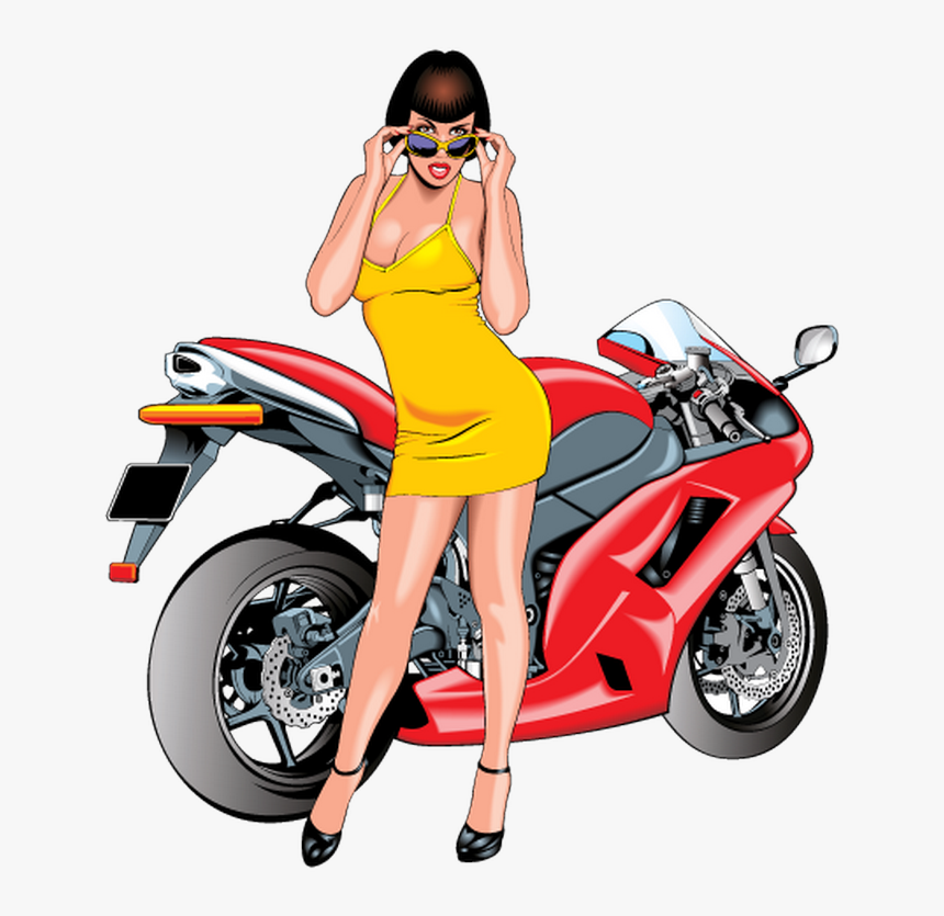 Cartoon Hot Beautiful Girl , Png Download - Betty Boop Moto Tatoo, Transparent Png