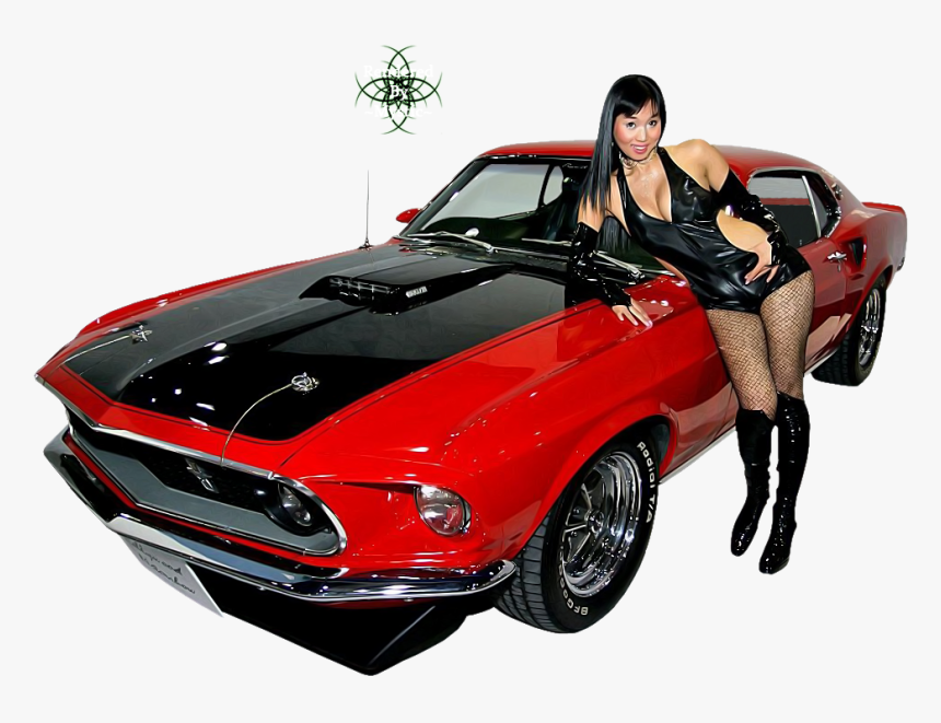 D6suc - Car And Girl Png, Transparent Png