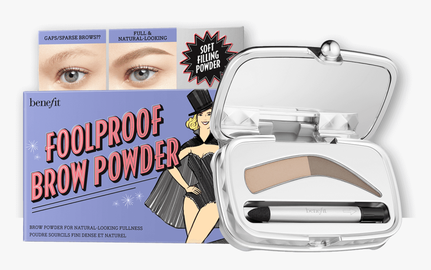 Foolproof Eyebrow Powder Gives You Natural, Fuller - Foolproof Brow Powder Benefit, HD Png Download