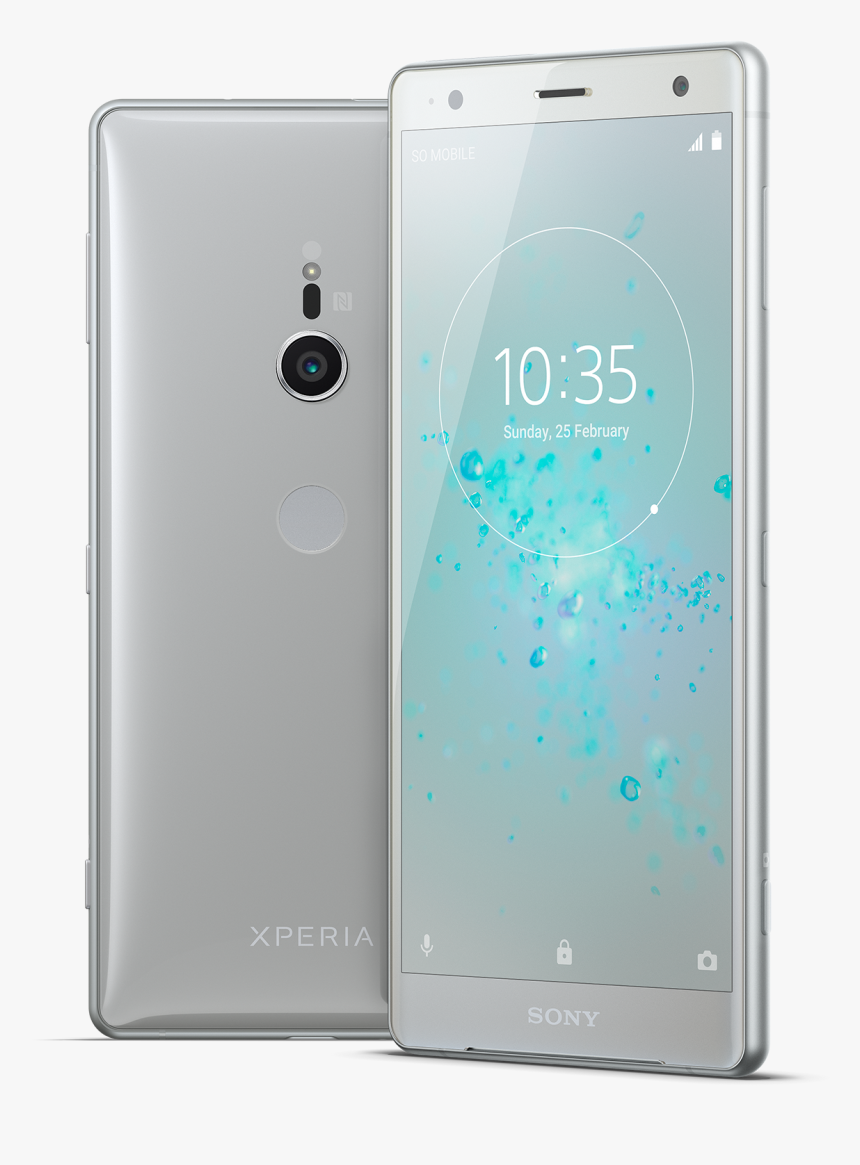 Sony Xperia Xz2 Compact White Silver, HD Png Download