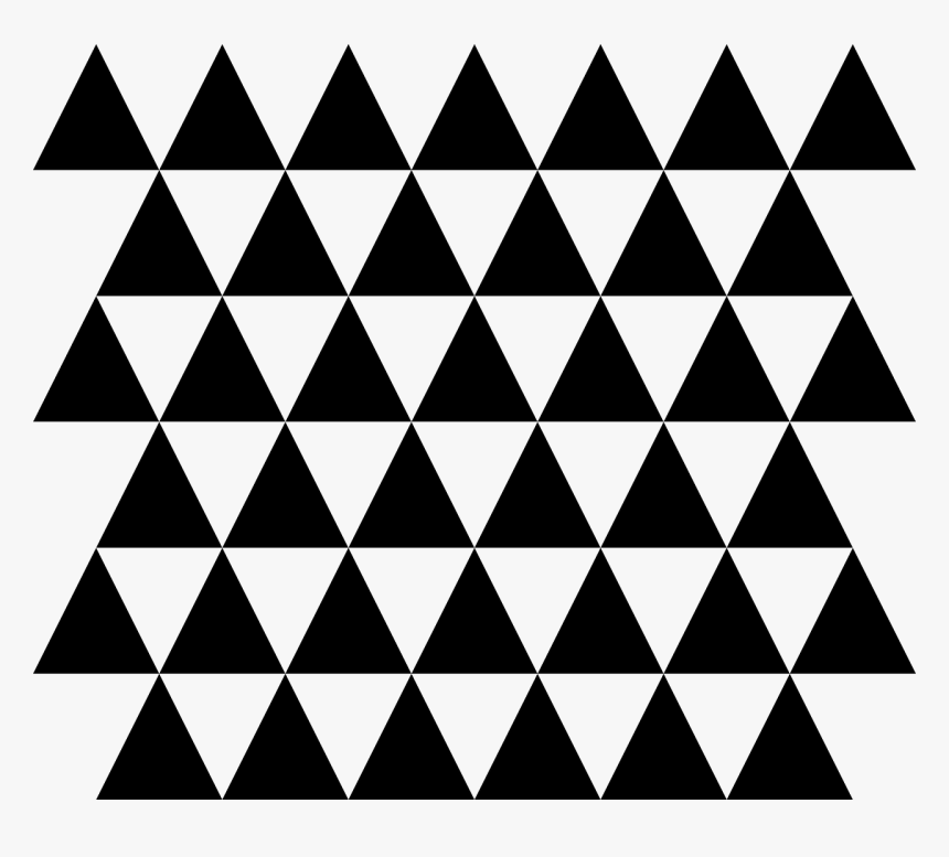 Triangle White And Black, HD Png Download