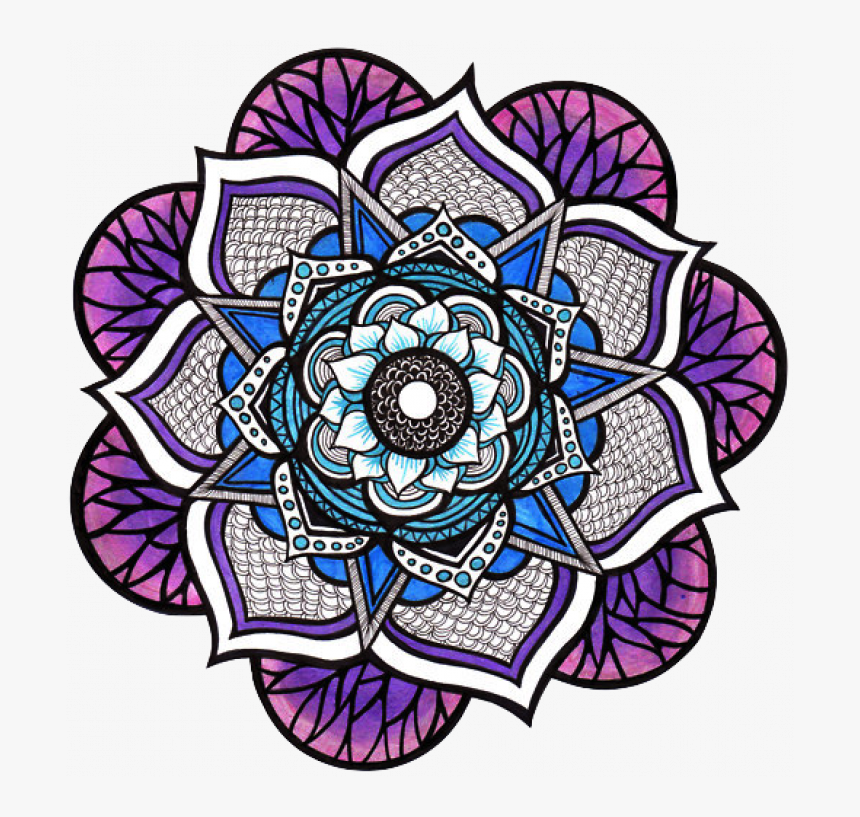 Transparent Tumblr Flower Png - Mandalas Png, Png Download