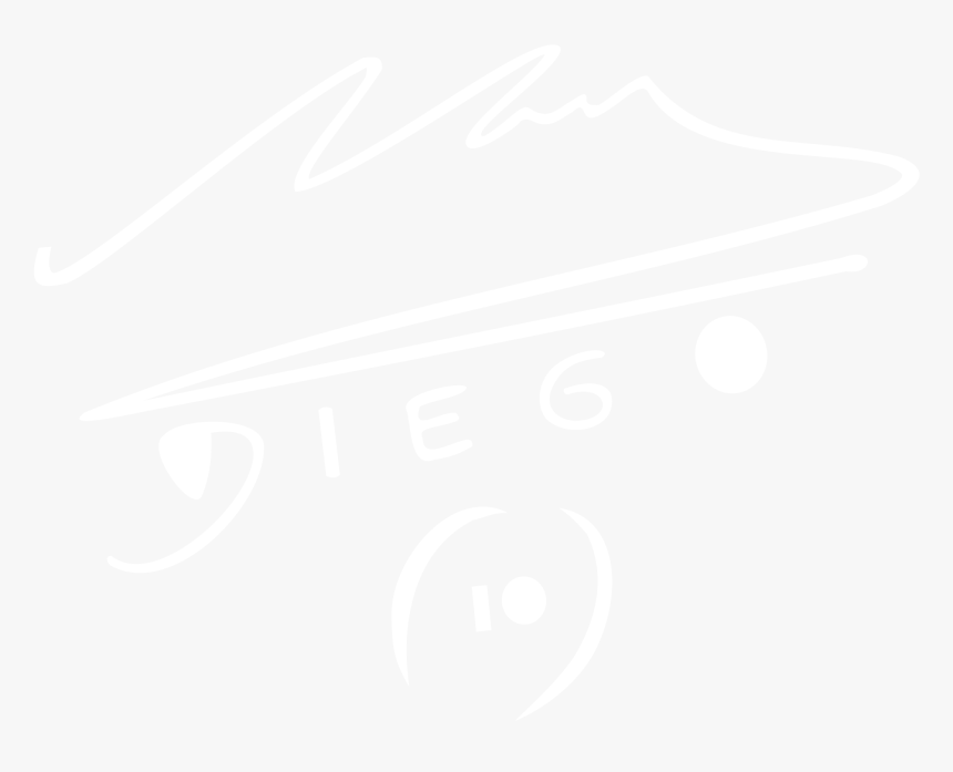Diego Maradona Logo Black And White - Johns Hopkins White Logo, HD Png Download