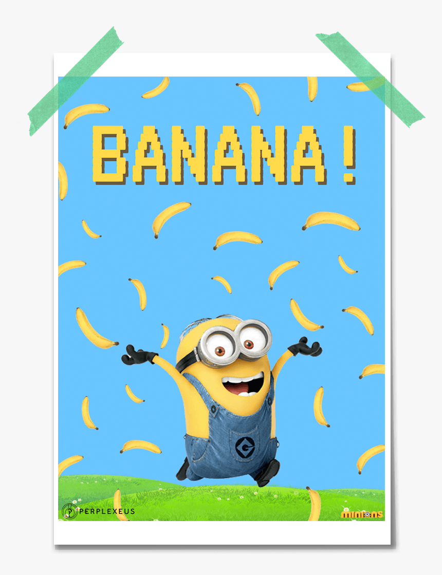 Despicable Me Minnions Raining Bananas Poster - I M Not Special But Limited Edition, HD Png Download