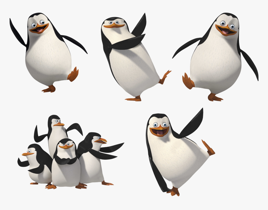 Penguins Of Madagascar Png Image Transparent - Penguins Of Madagascar Black And White, Png Download