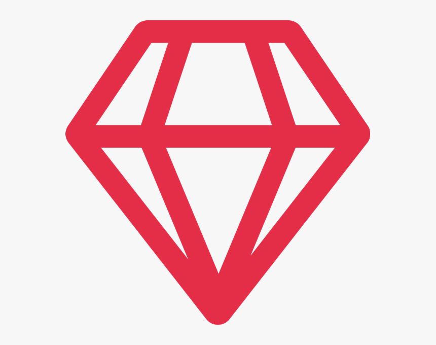 You Ll Notice Both The Gem Graphic And Ruby-inspired - Diamond Icon In Circle, HD Png Download
