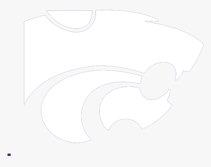 Kstate Wildcat Logo Style Max-width - Sketch, HD Png Download