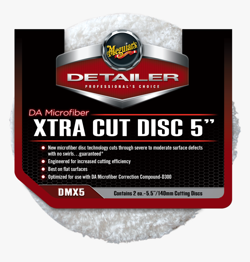 Dmx5-da Microfiber Xtra Cut Disc, 5 - Meguiars Xtra Cut Disc, HD Png Download