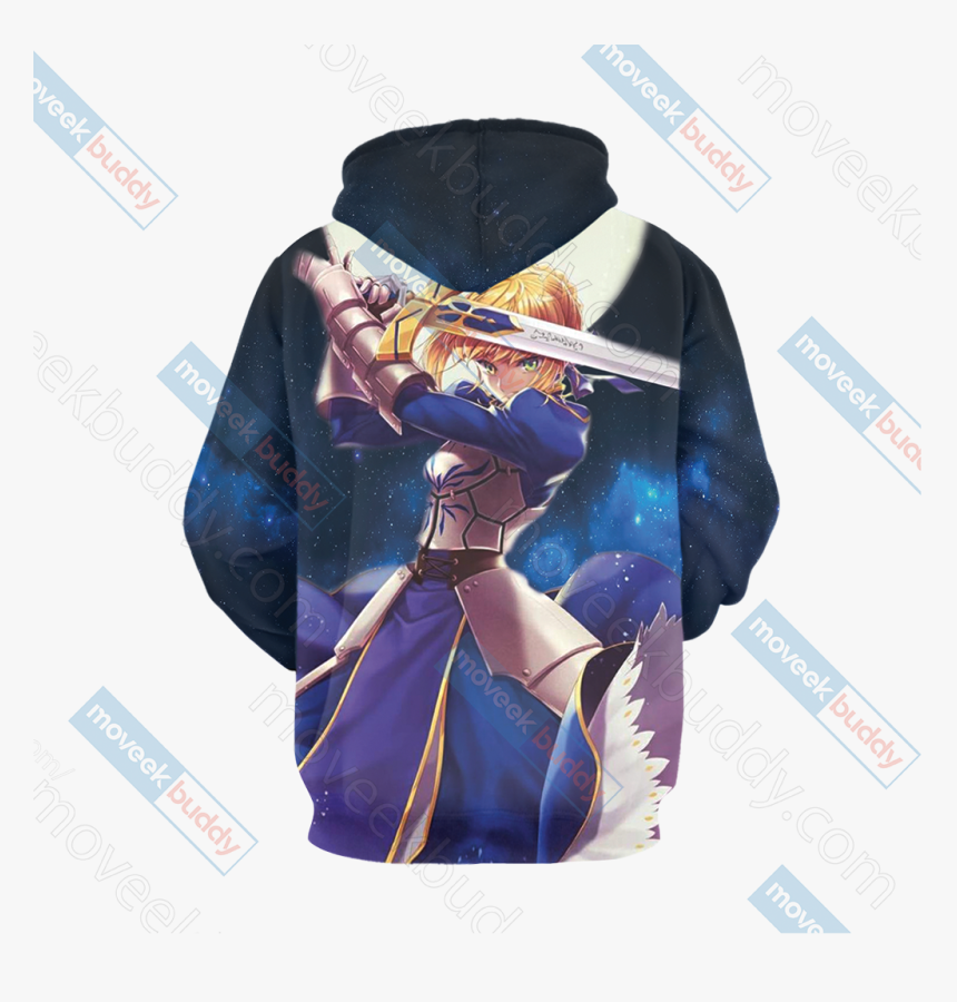 Fate/stay Night Saber 3d Hoodie - King Arthur Saber, HD Png Download ...