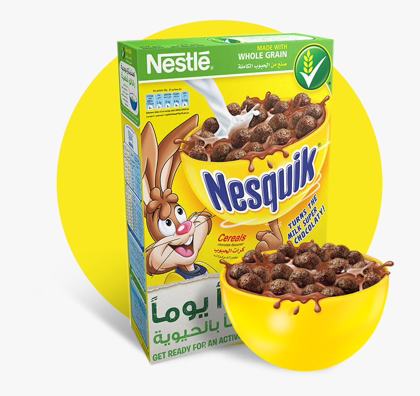 Cereal Whole Grain Nesquik Nestle 375gm - Nesquik 375g, HD Png Download