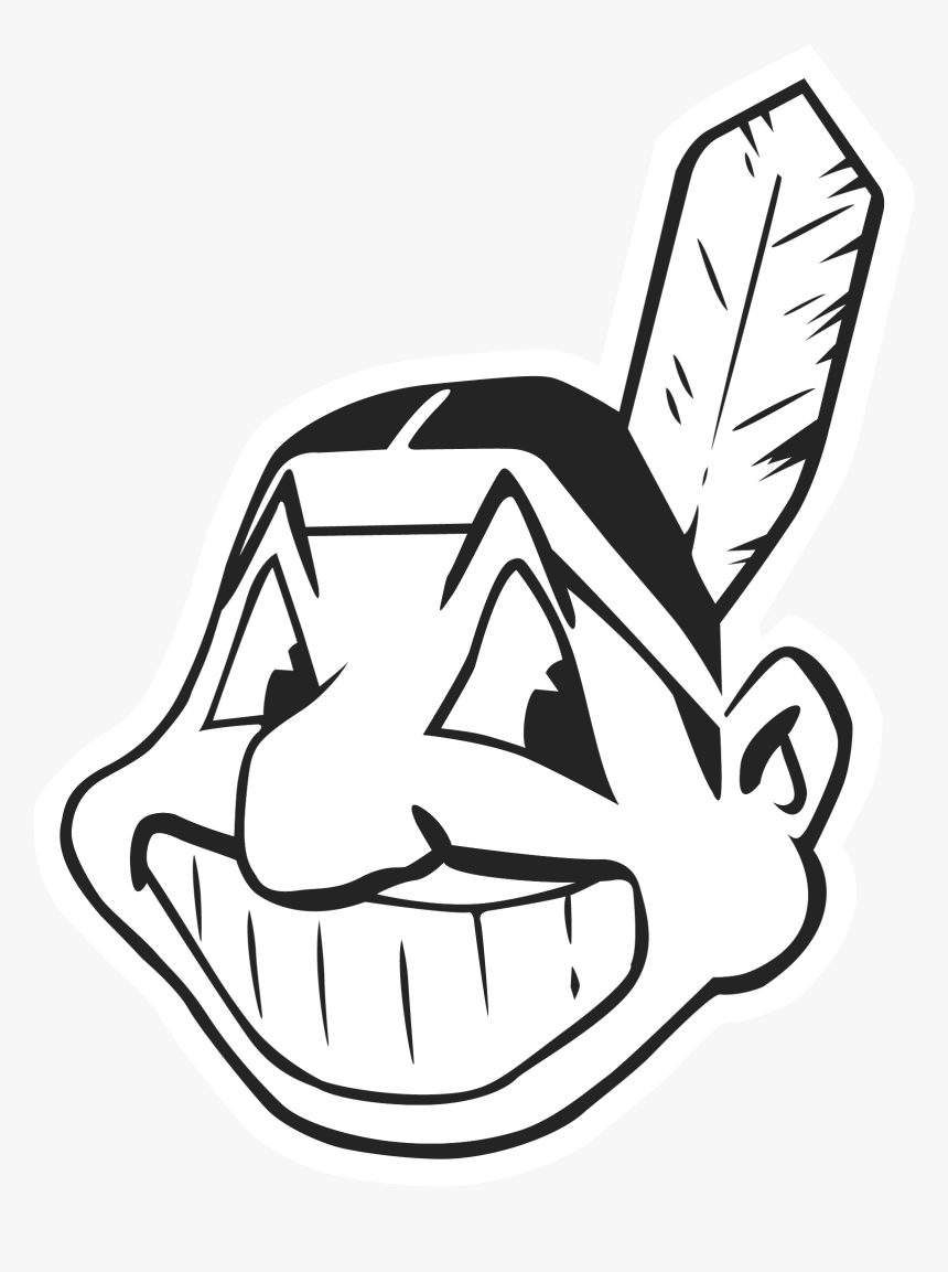 Cleveland Indians Logo Black And White, HD Png Download , Transparent