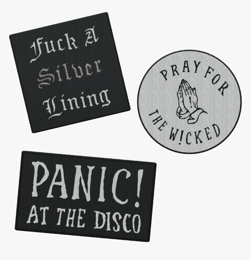 Pray For The Wicked Tour Panic At The Disco Album Black - Logo Patch Panic At The Disco, HD Png Download