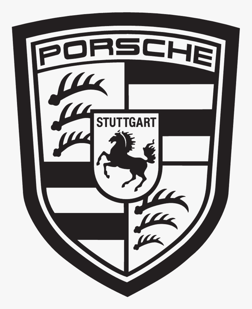 Download Porsche Logo Png Photos - Porsche Logo Silhouette, Transparent Png