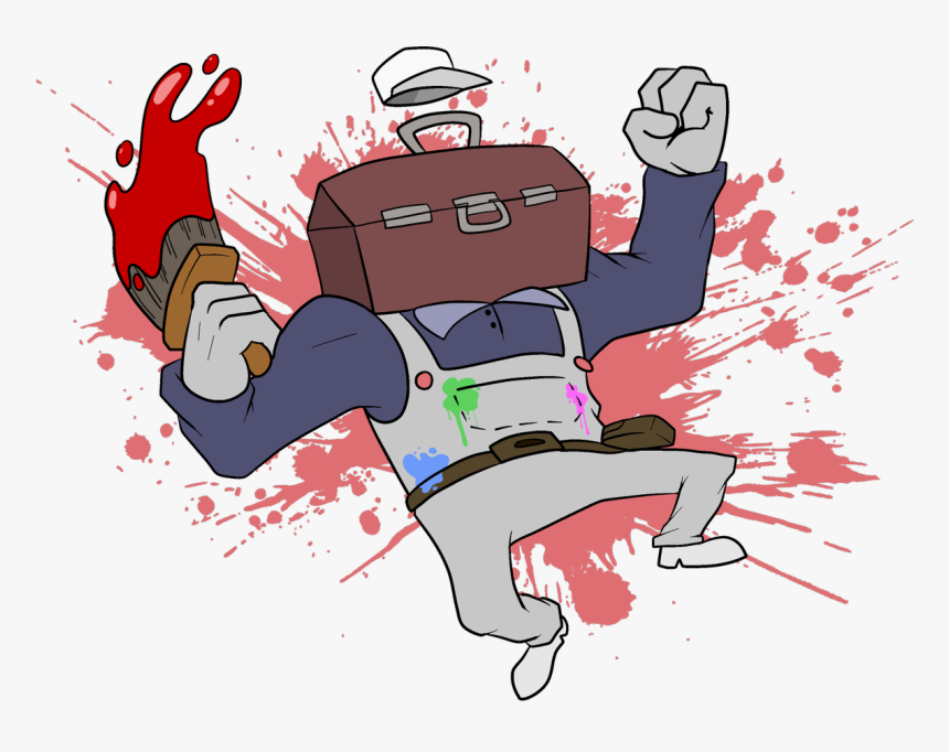 Castle Crashers Painter, HD Png Download