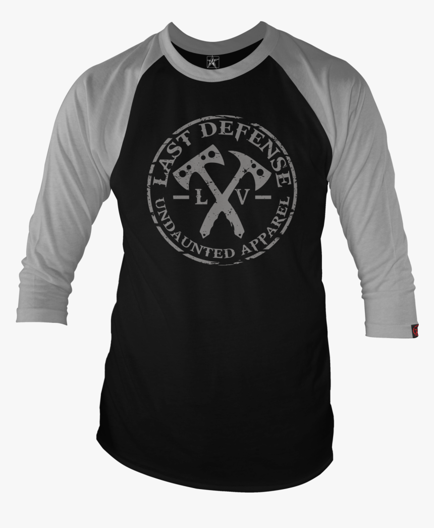 Last Defense Raglan - Long-sleeved T-shirt, HD Png Download