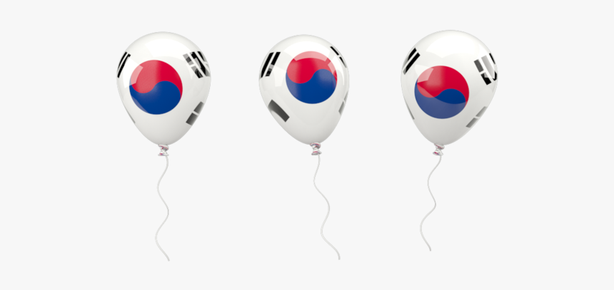 Download Flag Icon Of South Korea At Png Format - South Korea Flag Balloons, Transparent Png