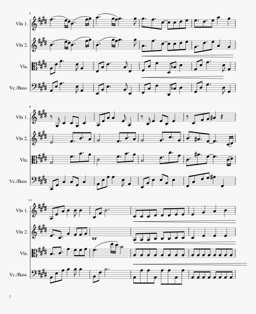 Partitura No Game No Life Violin, HD Png Download