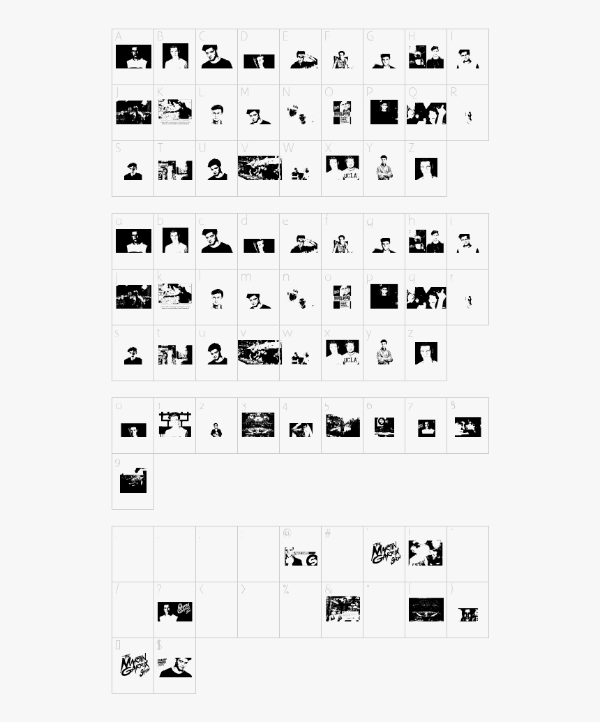 Character Map, HD Png Download