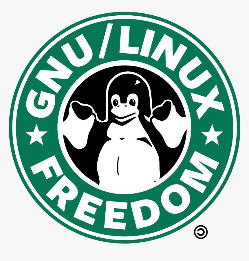 Transparent Starbucks Logo Transparent Png - Logos De Gnu Linux, Png Download