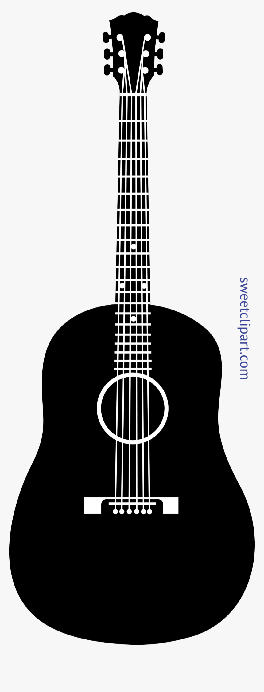 Acoustic Guitar Clipart Easy Acoustic Guitar Clipart - Acoustic Guitar Vector Png, Transparent Png