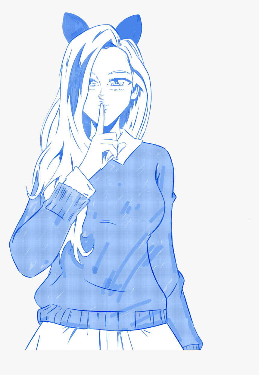 Anime Digital Sketch, HD Png Download