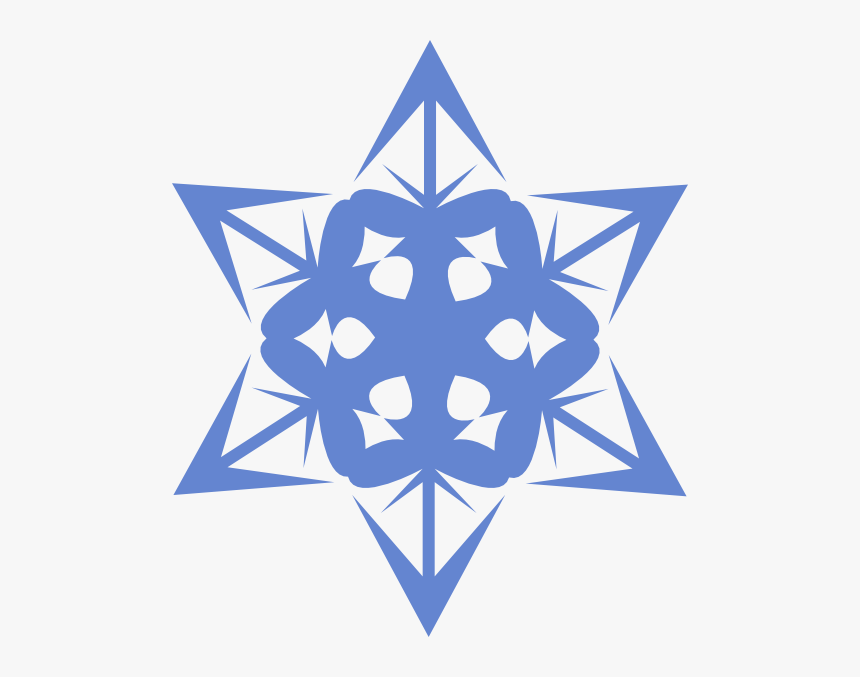Blue Snowflake Svg Clip Arts - Order Allocation, HD Png Download