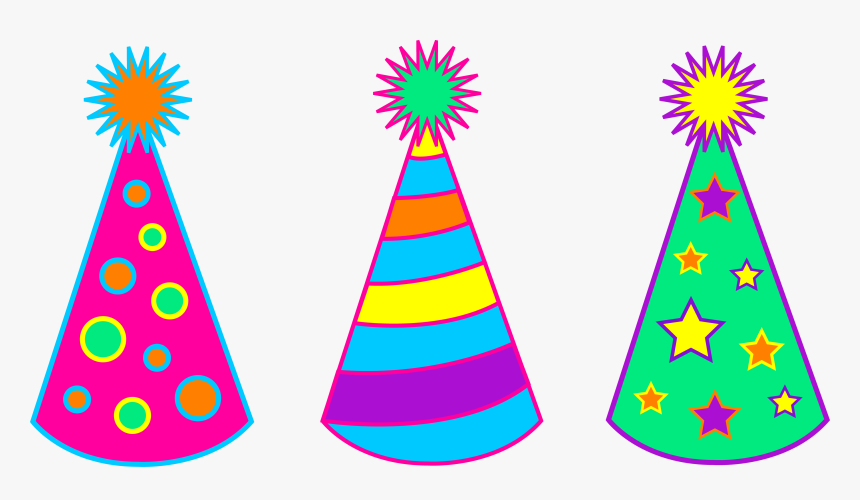 Clip Art Hats Clip Art - Birthday Hats Clipart, HD Png Download